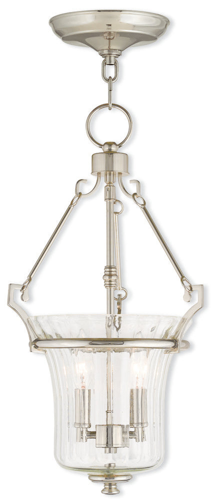 Livex Lighting CORTLAND 50922-35 Pendant Transitional - Nickel