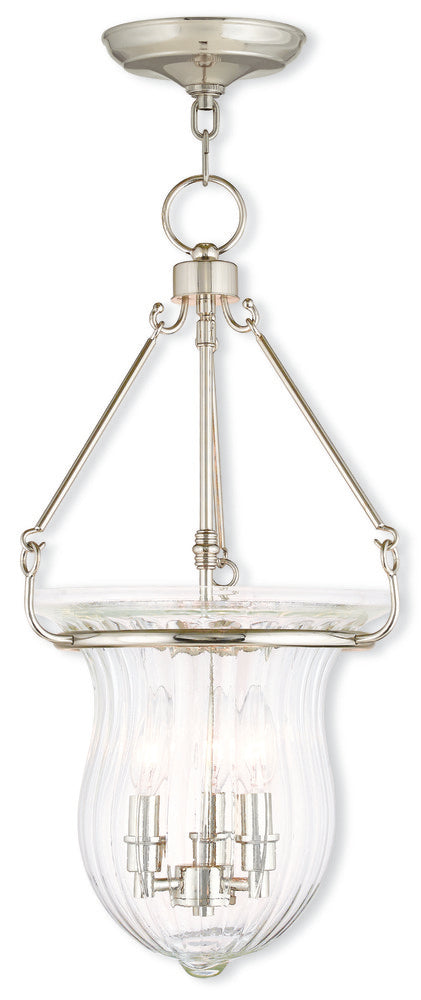 Livex Lighting ANDOVER 50944-35 Pendant Transitional - Nickel