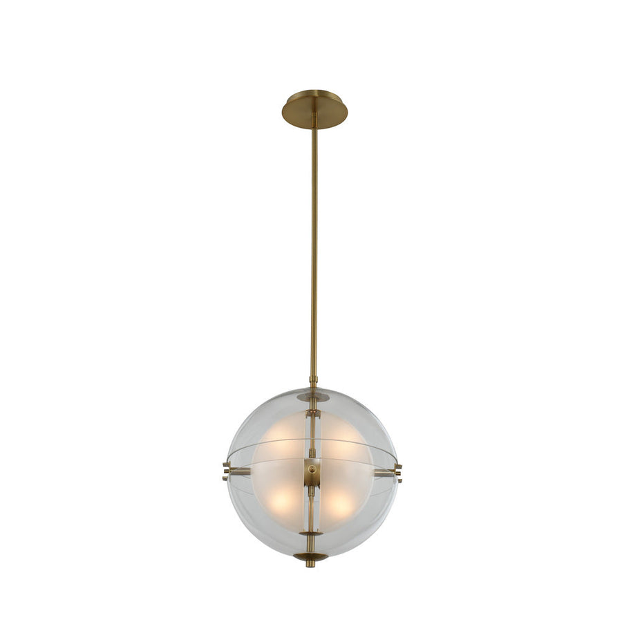 Sussex 14 Inch Pendant – Winter Brass – 509751WB