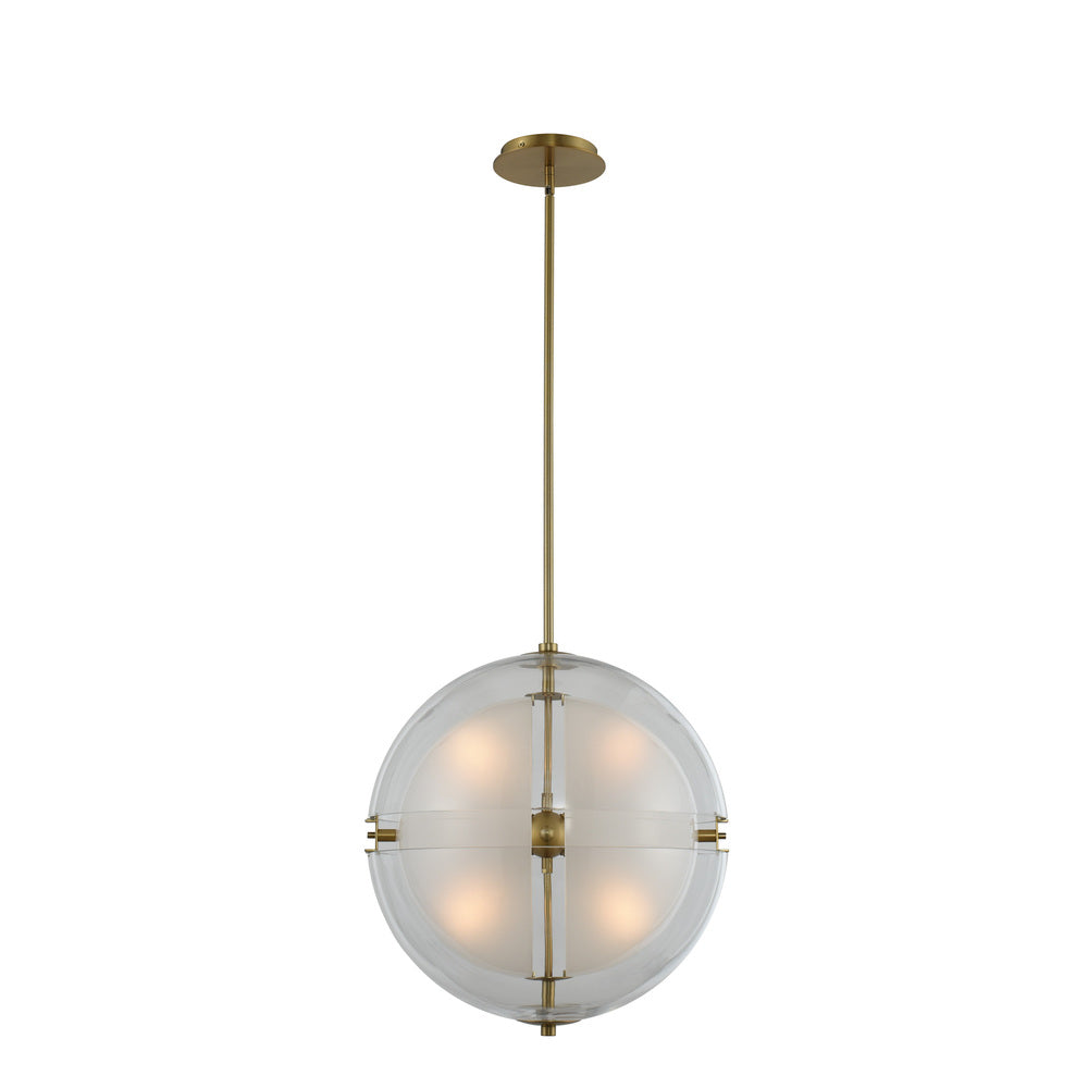 Sussex 18 Inch Pendant – Winter Brass – 509752WB