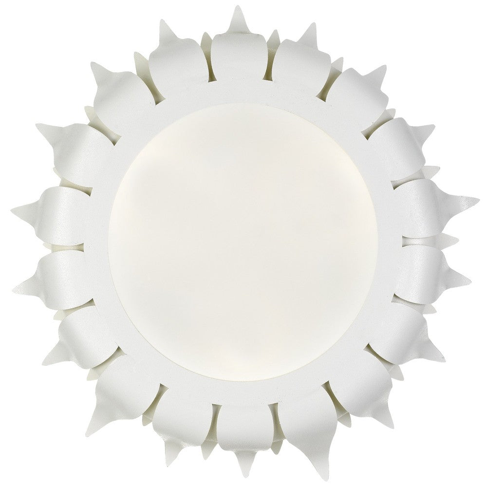 Crystorama BROCHE 510-MT Flush Mount Contemporary - Matte White