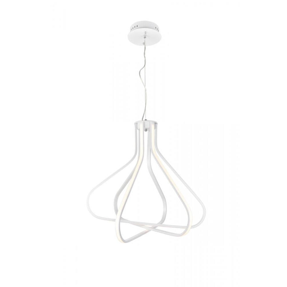 Elegant Lighting DAHLIA 5105D26WH Pendant Modern - White