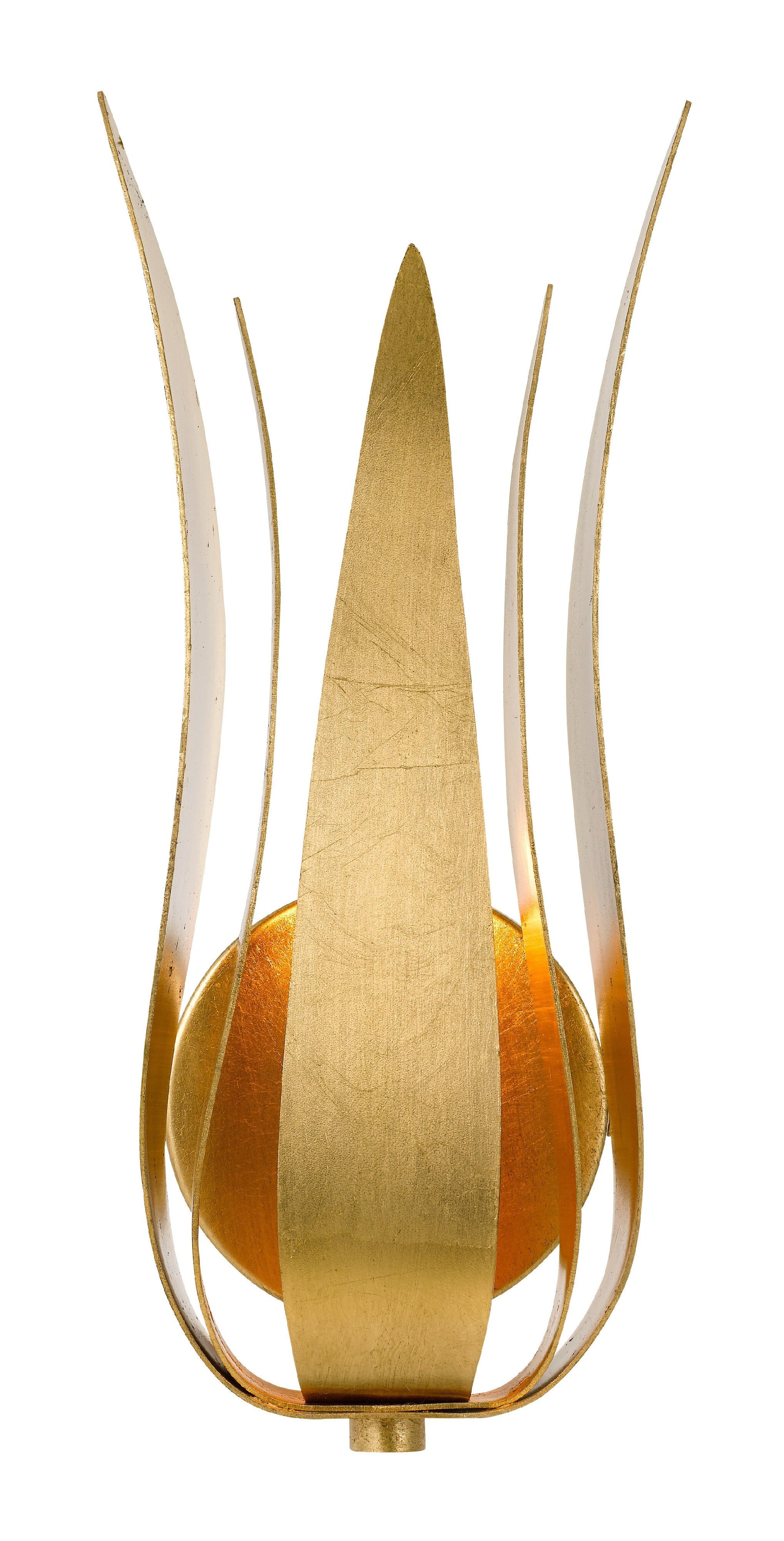 Crystorama Broche 511-GA – 8 Inch – 1 Light – Sconce – Antique Gold – Damp Rated