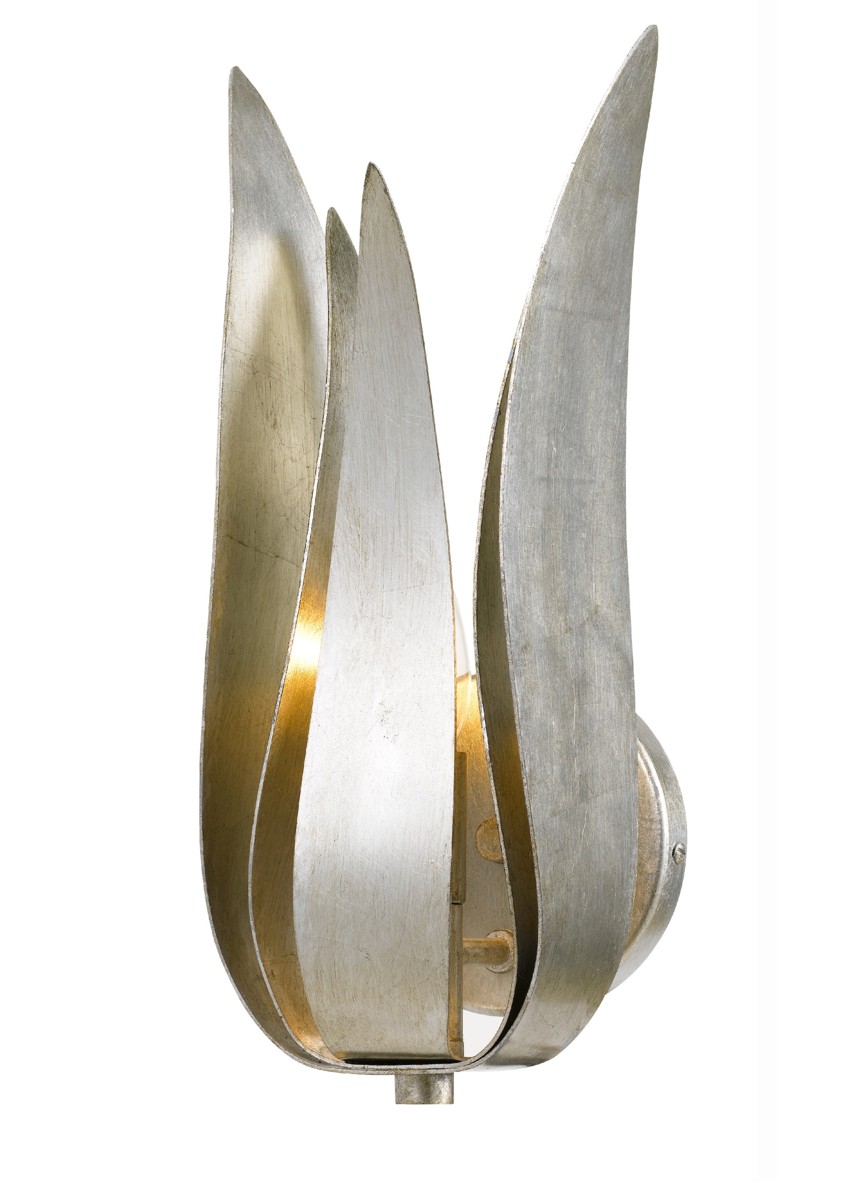 Crystorama Broche 511-SA – 8 Inch – 1 Light – Sconce – Antique Silver – Damp Rated