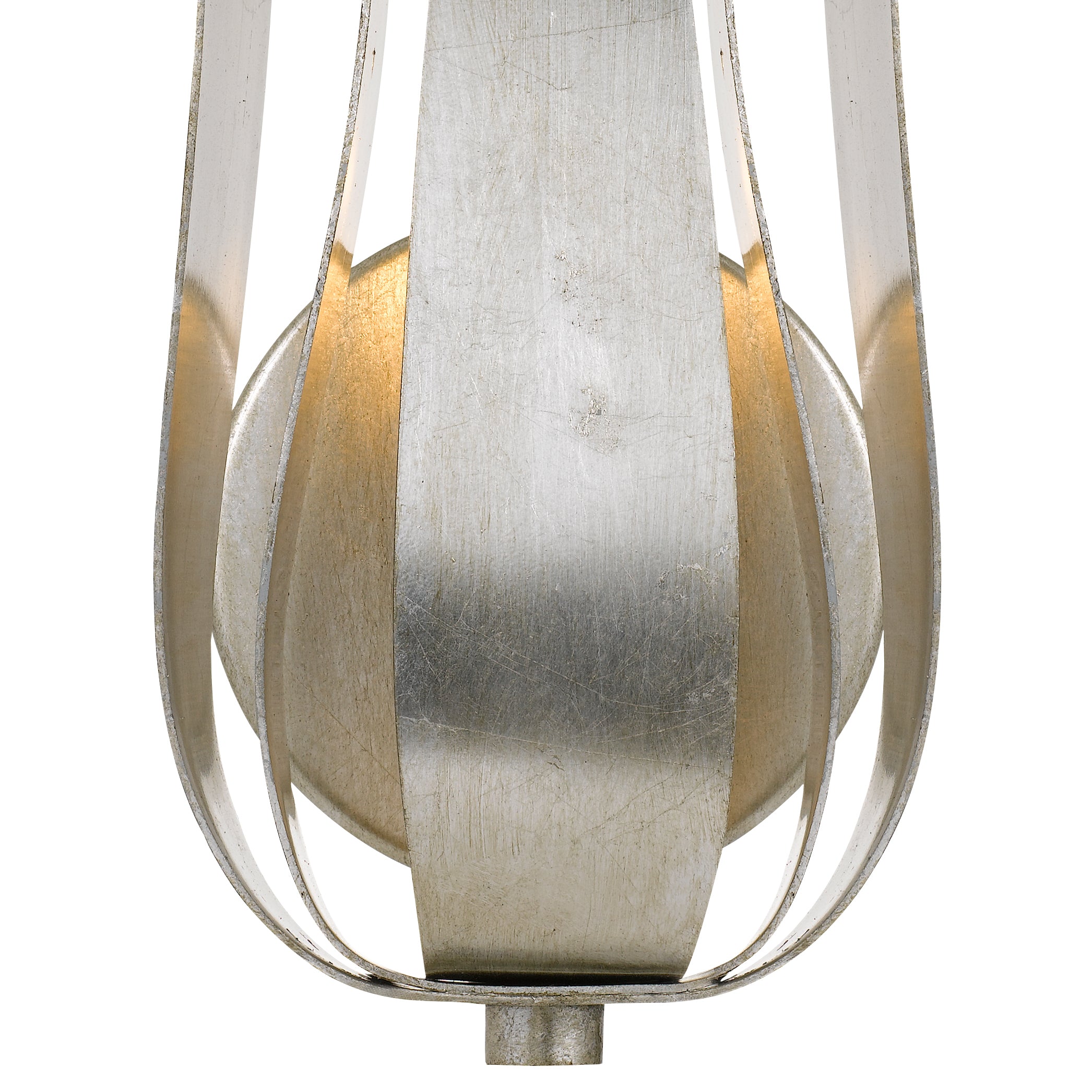 Crystorama Broche 511-SA – 8 Inch – 1 Light – Sconce – Antique Silver – Damp Rated