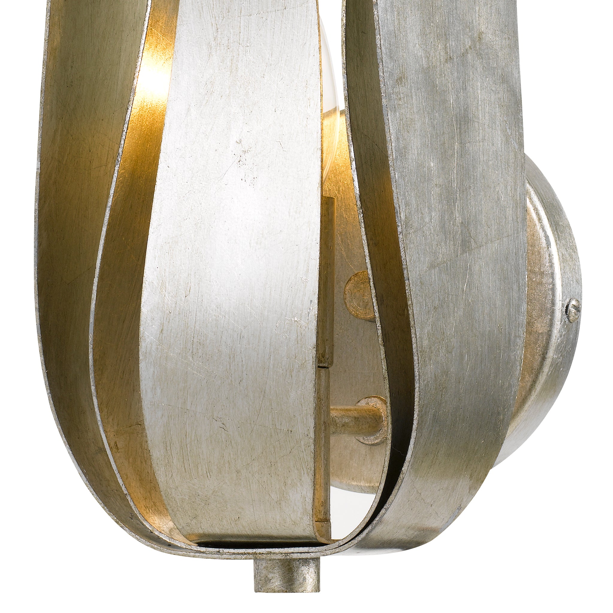 Crystorama Broche 511-SA – 8 Inch – 1 Light – Sconce – Antique Silver – Damp Rated