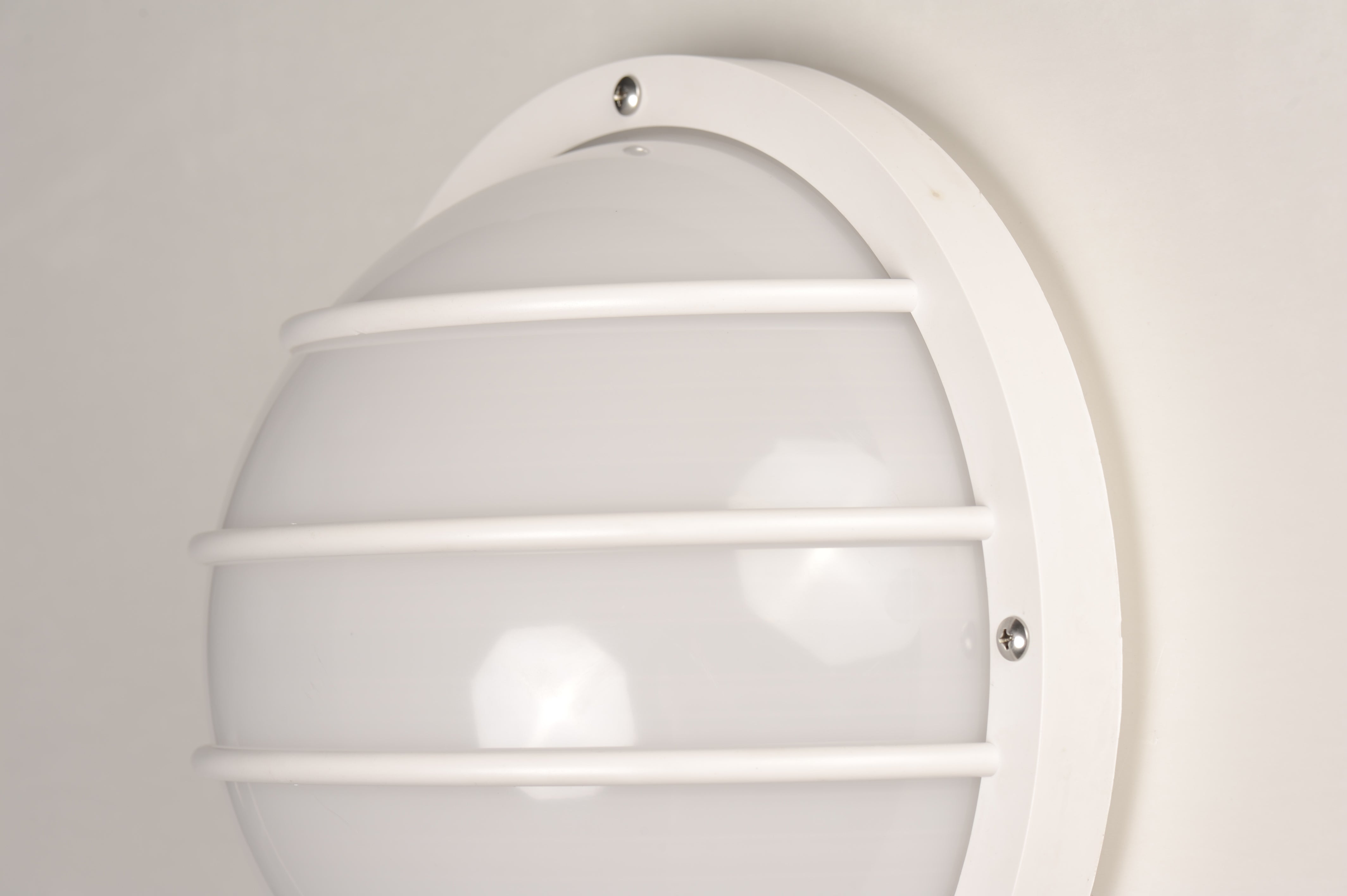 10 Inch Outdoor Wall Sconce – White
