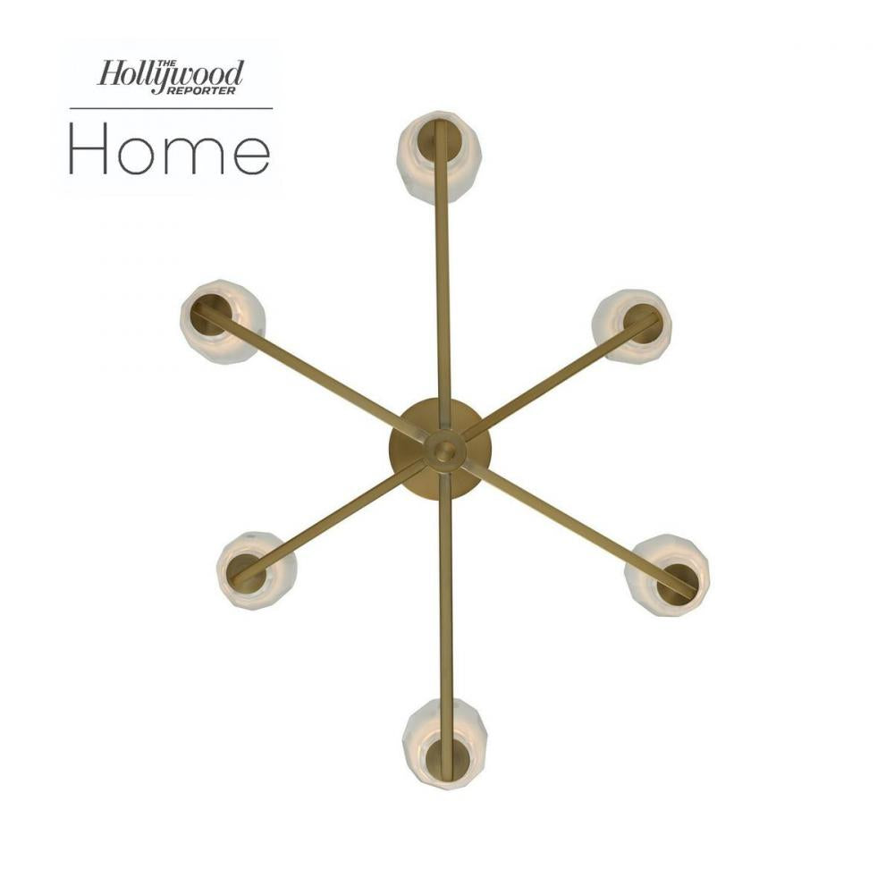 Kalco Lighting JUNE 511570WB Chandelier Casual - Winter Brass