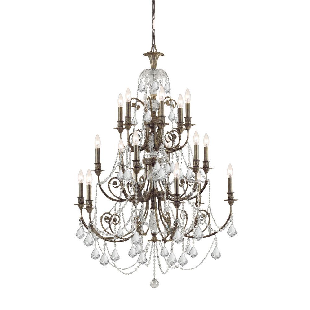 Regis 18 Light English Bronze Chandelier