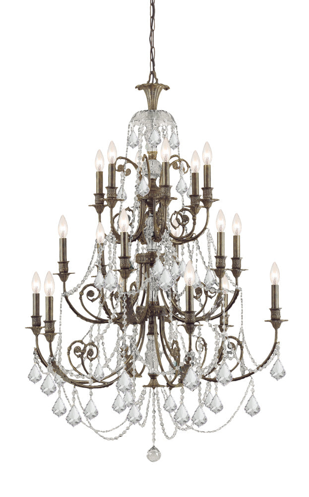 Regis 18 Light English Bronze Chandelier