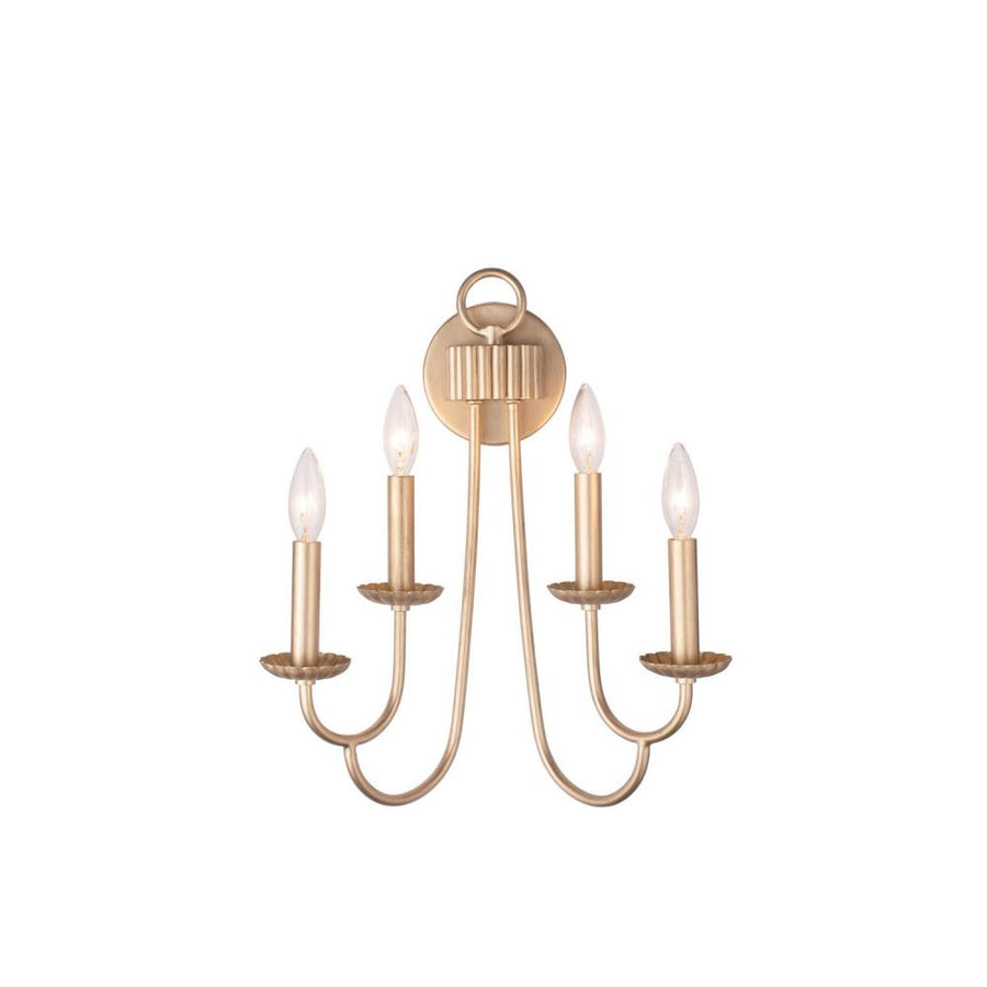 Kiera 8 Inch Wall Sconce – Modern Gold – 511721MG