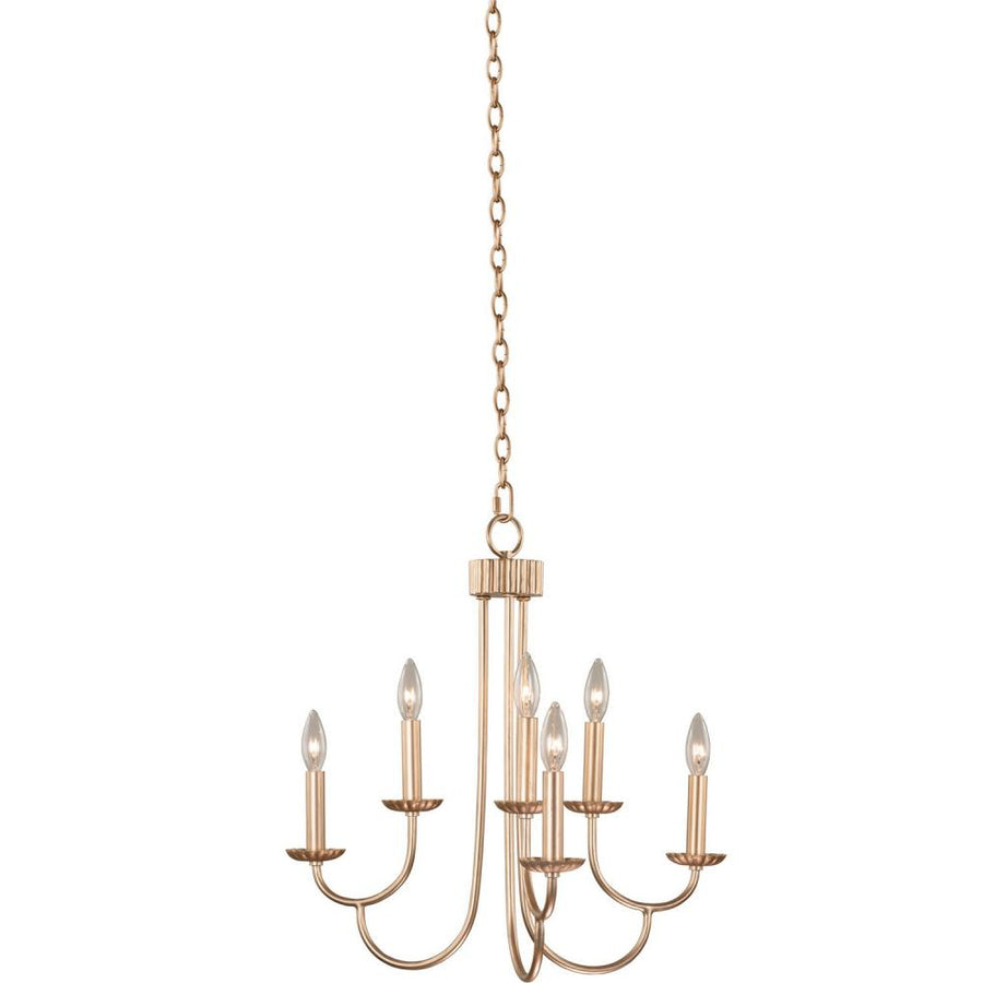 Kiera 22 Inch Chandelier – Modern Gold – 511771MG