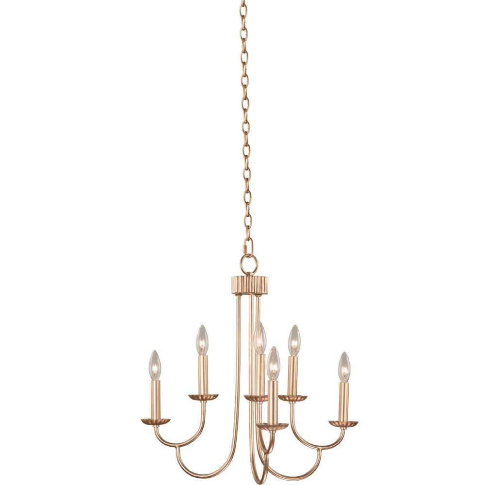 Kiera 22 Inch Chandelier – Modern Gold – 511771MG