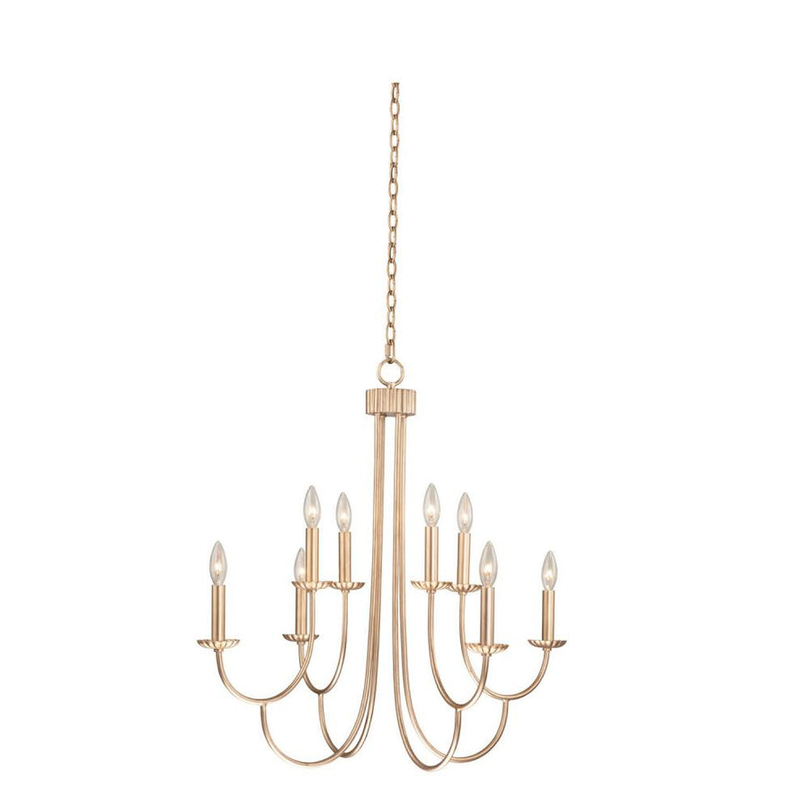 Kiera 30 Inch Chandelier – Modern Gold – 511772MG