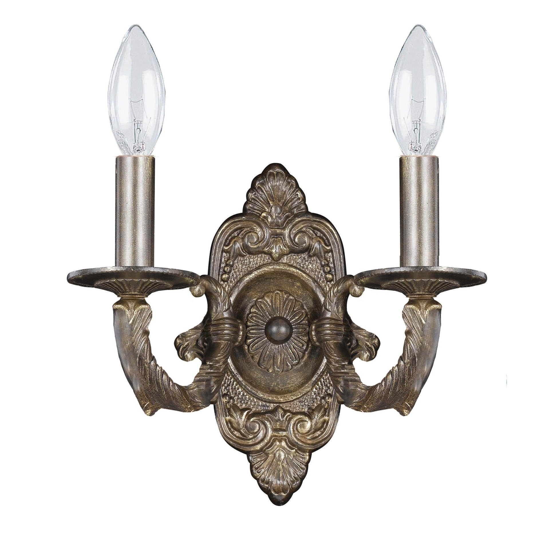 Crystorama Paris Market 5122-VB – 10 Inch – 2 Light – Sconce – Venetian Bronze – Dry Rated