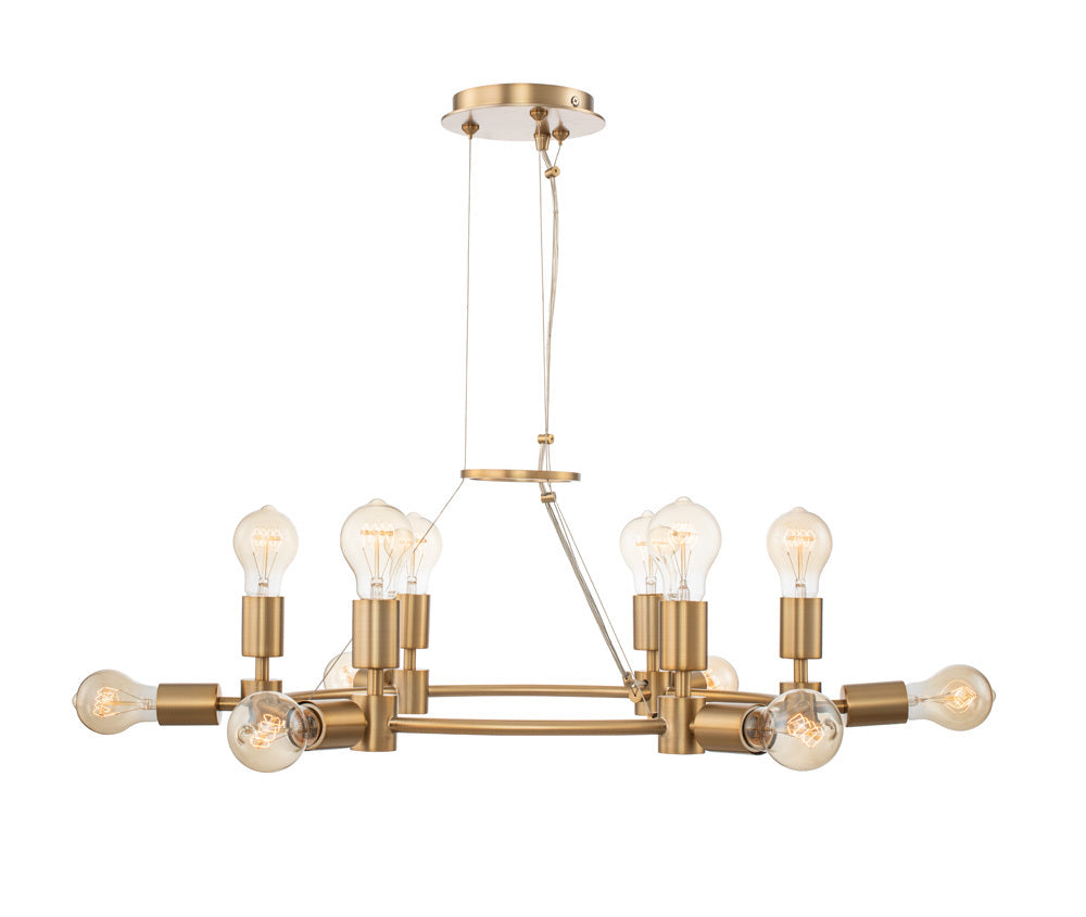 Kalco Lighting UNION 512371WB Chandelier Contemporary - Brass