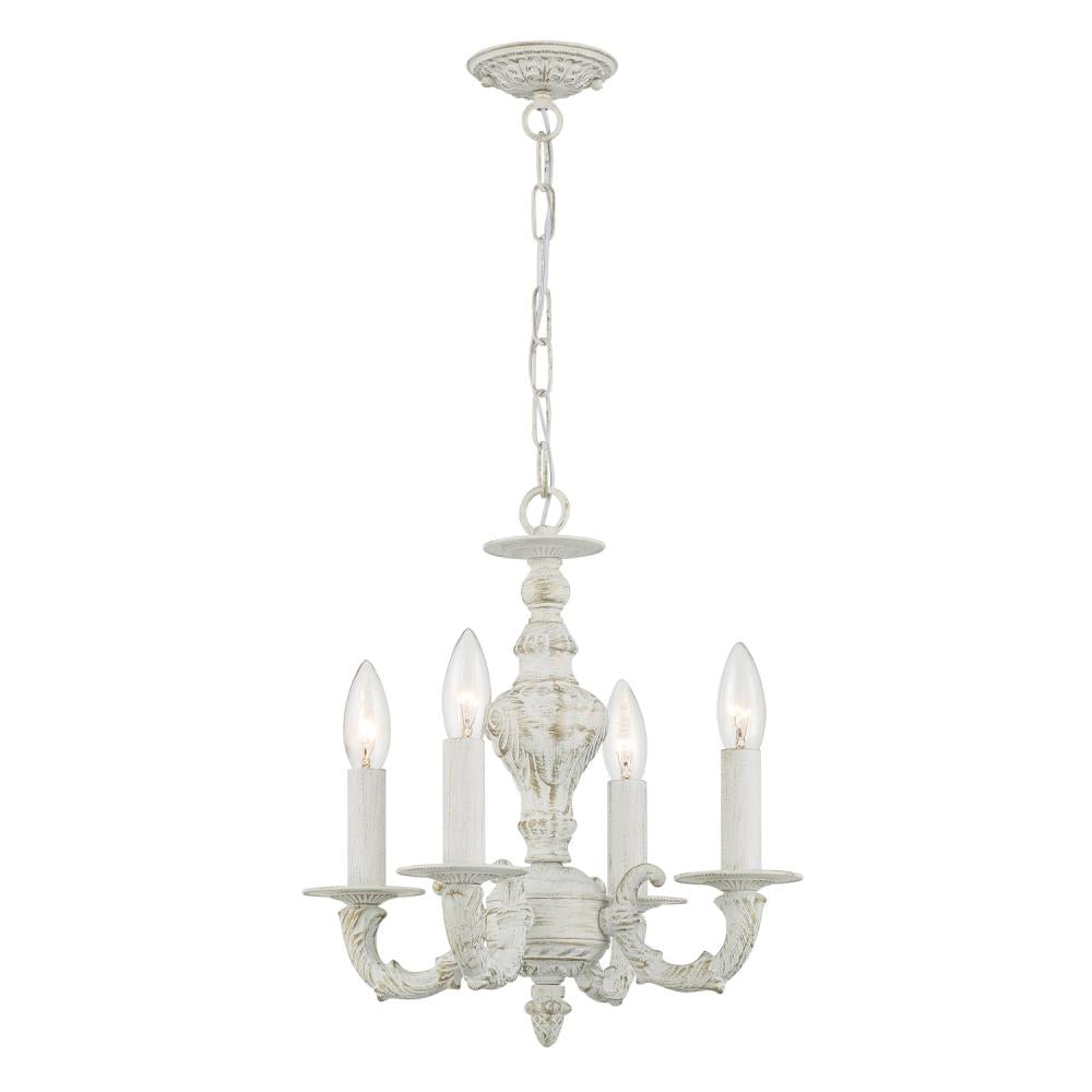 Crystorama PARIS MARKET 5124-AW Mini Chandelier Contemporary - Antique White