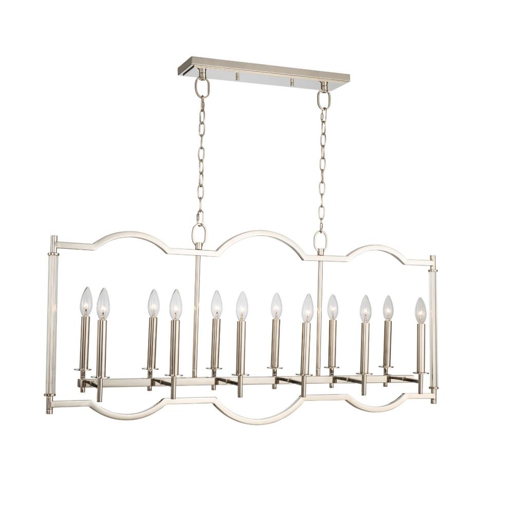 Provence 44 Inch Wall Sconce – Polished Nickel – 512961PN
