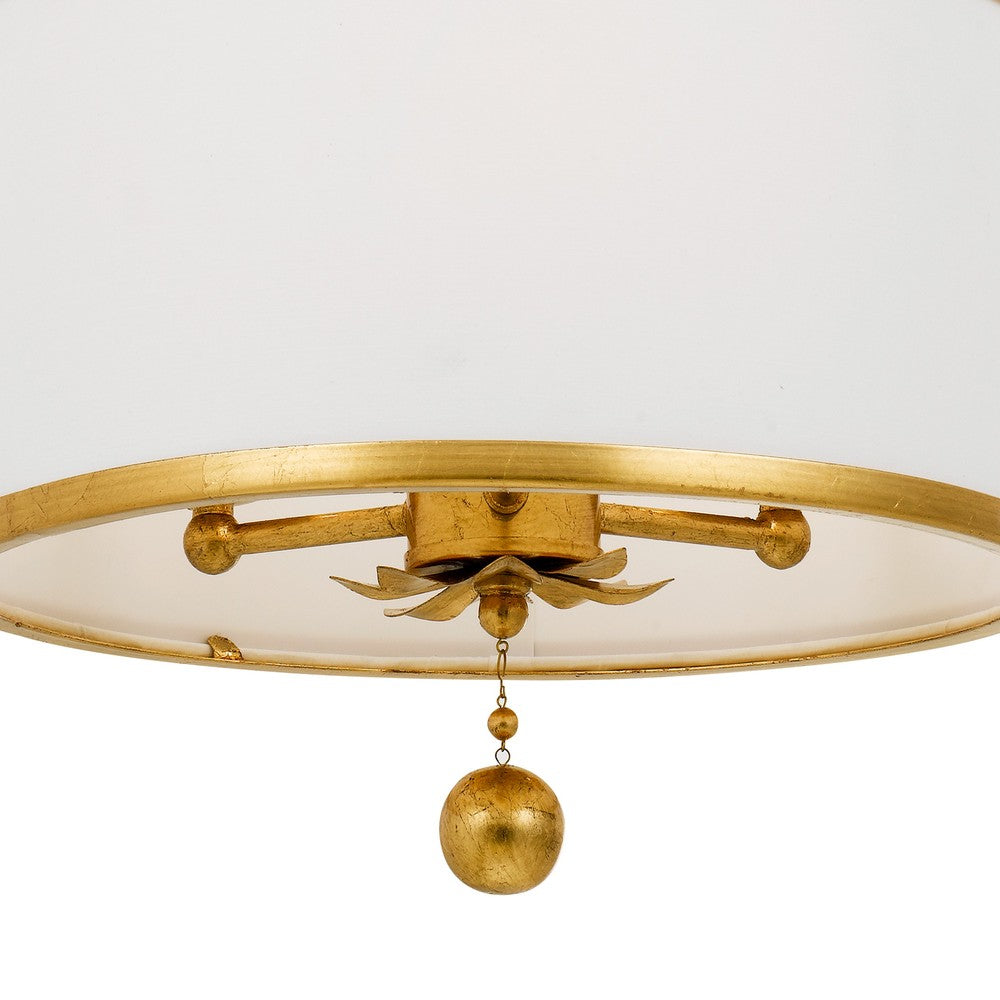 Crystorama BROCHE 513-GA Chandelier Contemporary - Antique Gold