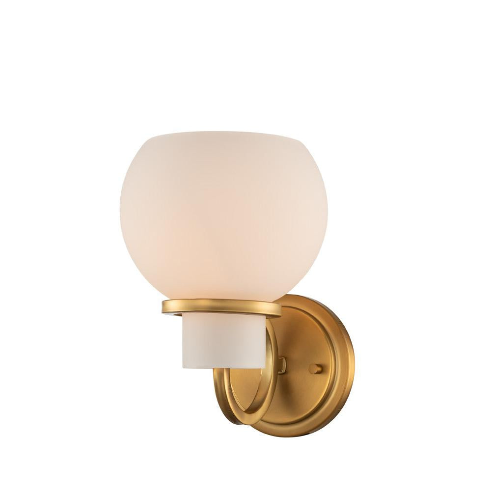 Ascher 8 Inch Wall Sconce – Winter Brass – 513021WB