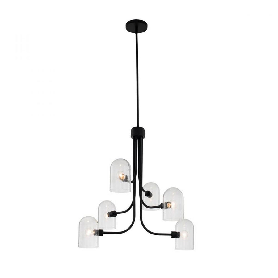 Cupola 27 Inch Chandelier – Matte Black – 514071MB