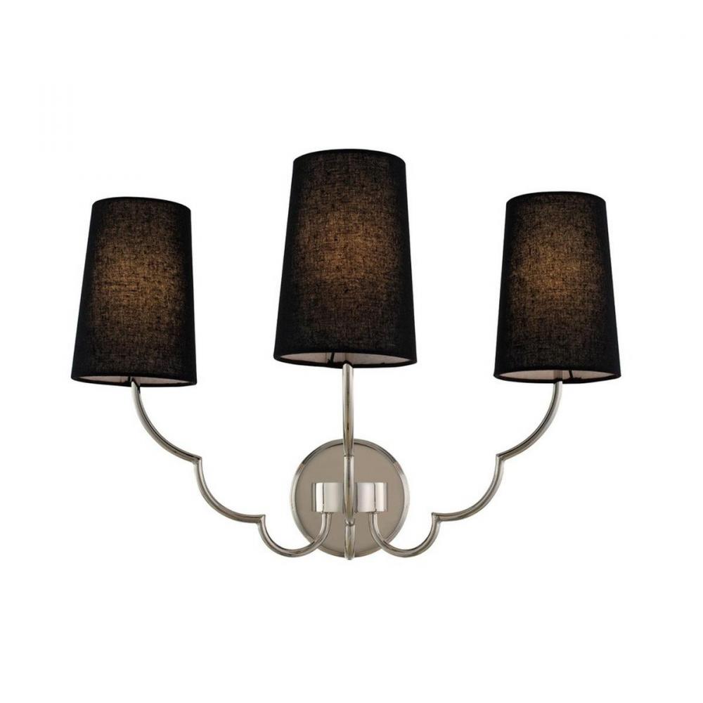 Sophia 12 Inch Wall Sconce – Polished Nickel – 514323PN