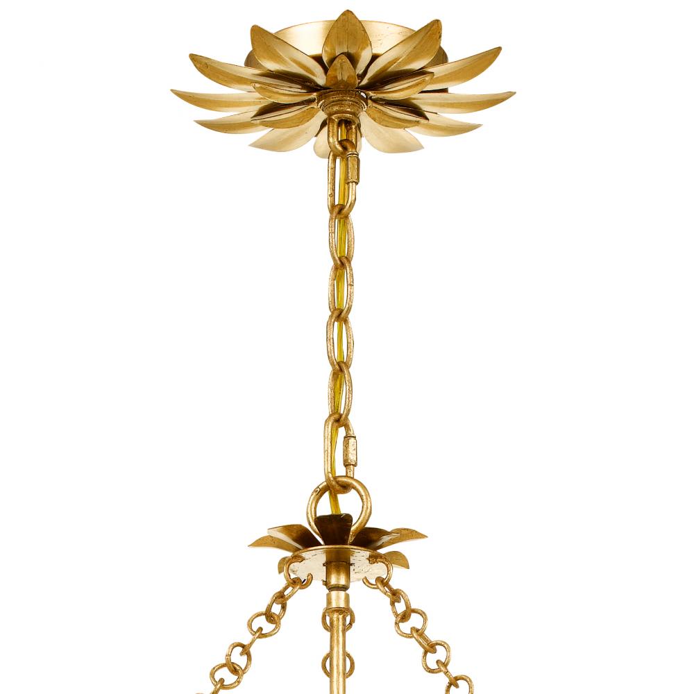 Crystorama BROCHE 515-GA Chandelier Contemporary - Antique Gold