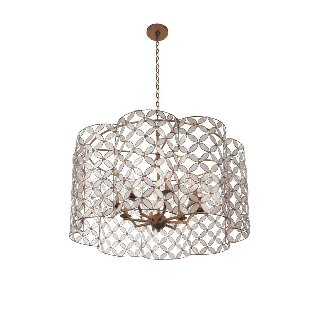 Kalco Lighting 515056OL Pendant Casual - Oxidized Gold Leaf