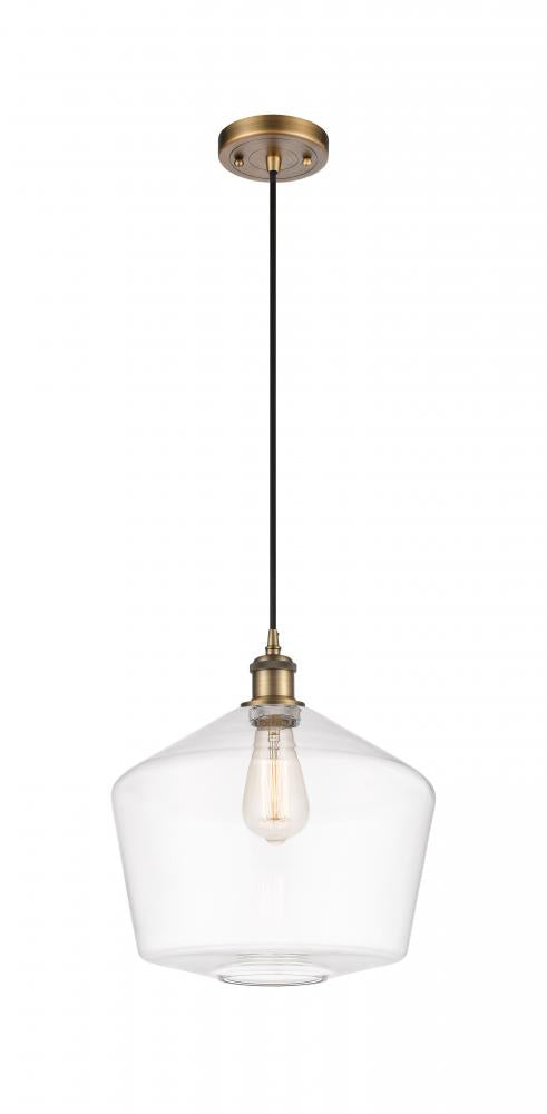 Innovations Lighting CINDYRELLA 516-1P-BB-G652-12 Mini Pendant Contemporary - Brass