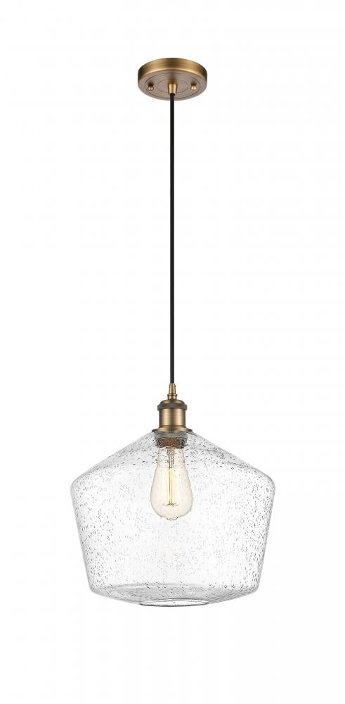 Innovations Lighting CINDYRELLA 516-1P-BB-G654-12 Mini Pendant Contemporary - Brass