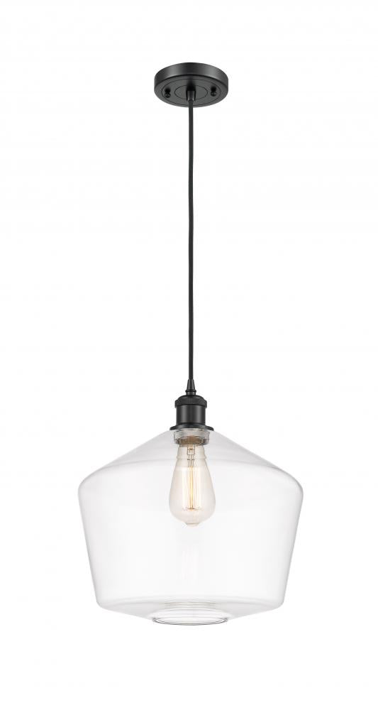 Innovations Lighting CINDYRELLA 516-1P-BK-G652-12 Mini Pendant Contemporary - Black