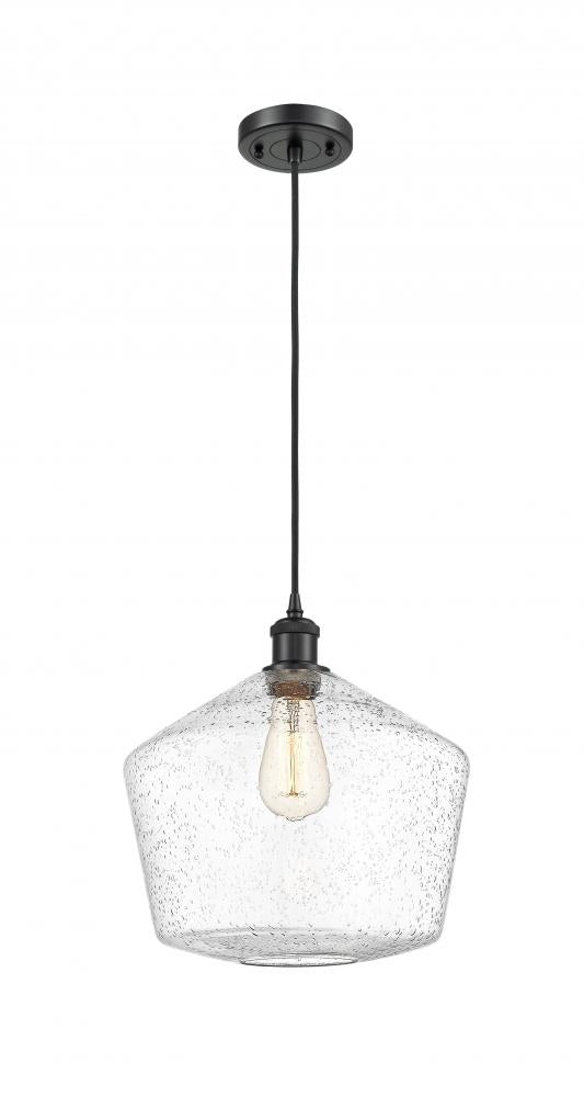 Innovations Lighting CINDYRELLA 516-1P-BK-G654-12 Mini Pendant Contemporary - Black