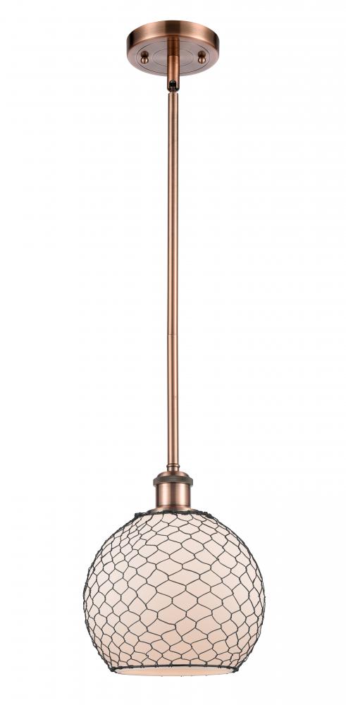 Innovations Lighting 516-1S-AC-G121-8CBK-LED Mini Pendant Transitional - Copper