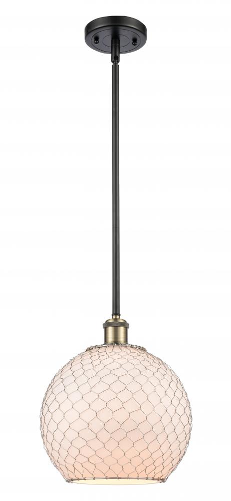 Innovations Lighting 516-1S-BAB-G121-10CSN-LED Mini Pendant Contemporary - Black