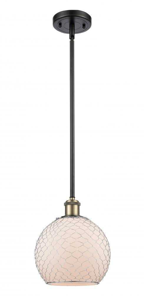 Innovations Lighting 516-1S-BAB-G121-8CSN-LED Mini Pendant Transitional - Black