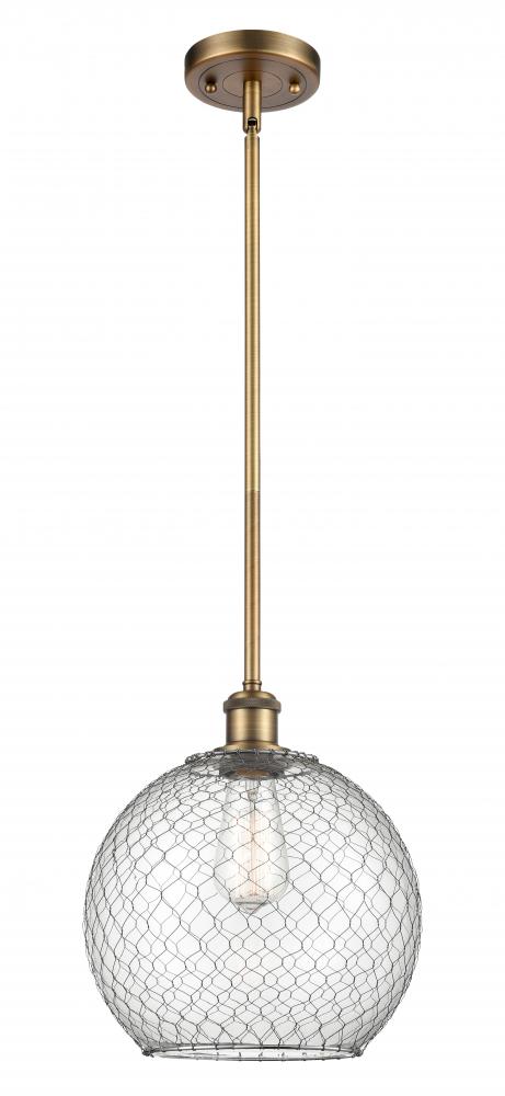 Innovations Lighting 516-1S-BB-G122-10CSN-LED Mini Pendant Contemporary - Brass