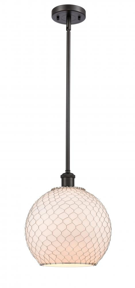 Innovations Lighting 516-1S-OB-G121-10CSN-LED Mini Pendant Contemporary - Bronze