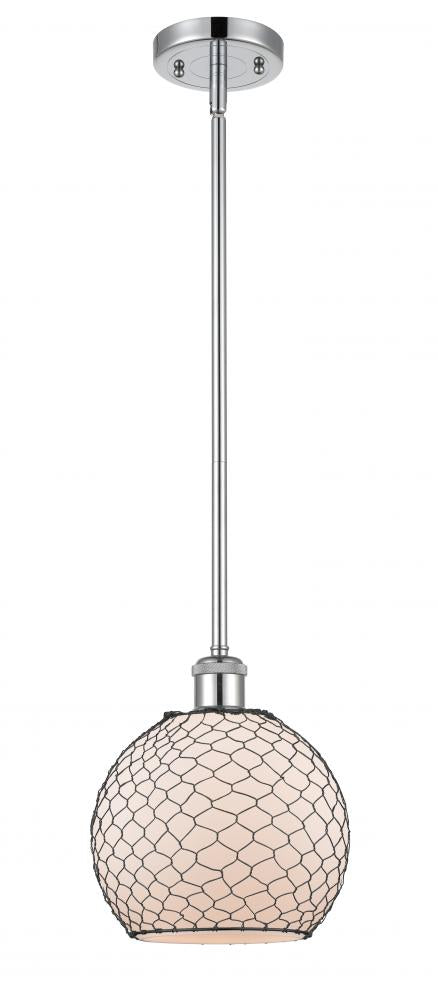 Innovations Lighting 516-1S-PC-G121-8CBK-LED Mini Pendant Transitional - Chrome