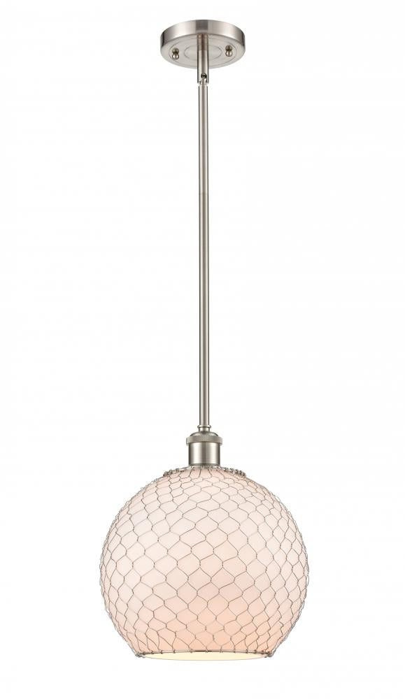 Innovations Lighting 516-1S-SN-G121-10CSN-LED Mini Pendant Contemporary - Nickel