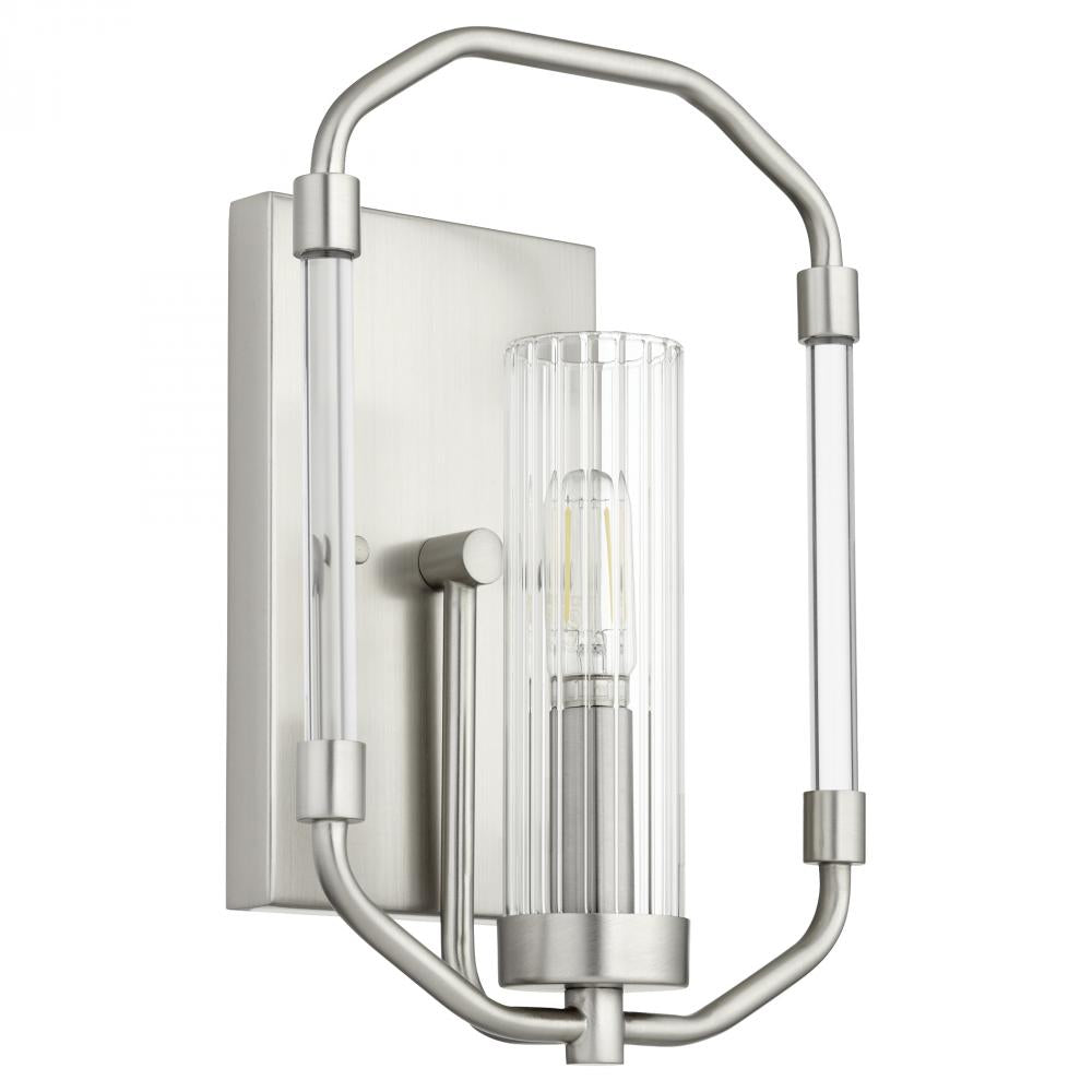 Quorum Lighting CITADEL 5163-1-65 Sconce Contemporary - Satin Nickel