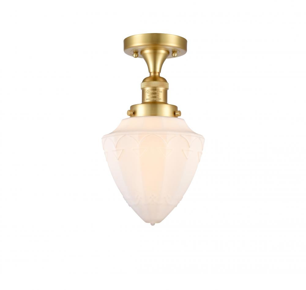 Innovations Lighting BULLET 517-1CH-SG-G661-7 Semi Flush Mt Art Deco - Gold