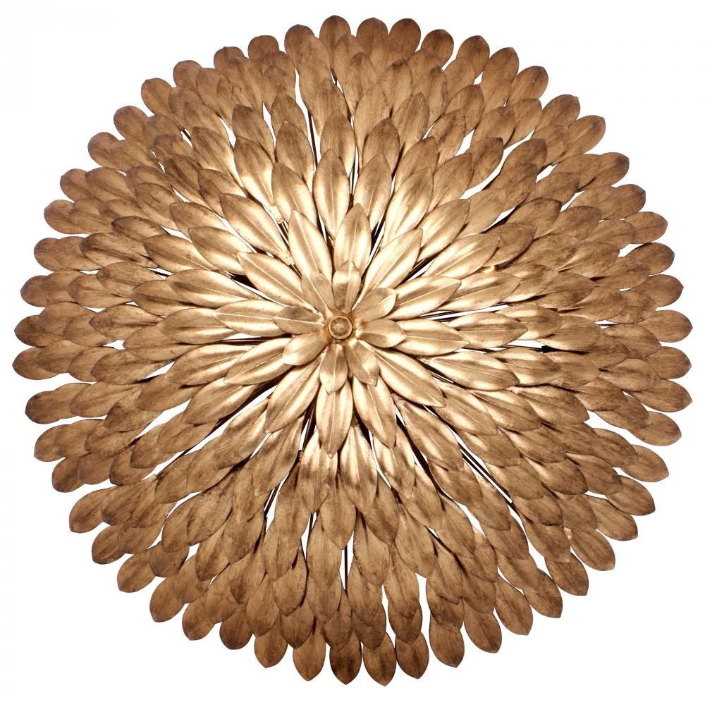 Crystorama BROCHE 517-GA_CEILING Semi Flush Mt Contemporary - Antique Gold