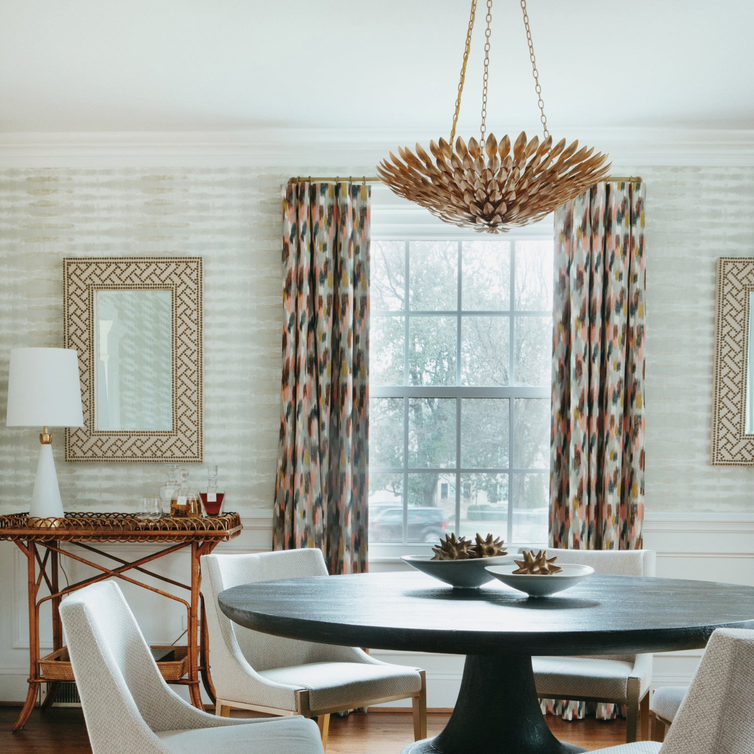 Crystorama Broche 517-GA – 24.5 Inch – 6 Light – Chandelier – Antique Gold – Damp Rated