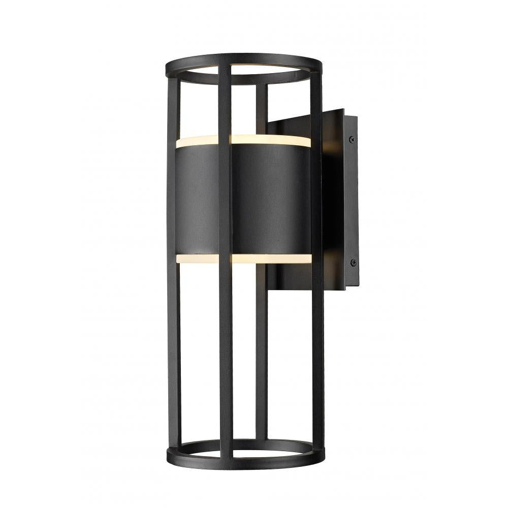 2 Light Outdoor Wall Light-Etched