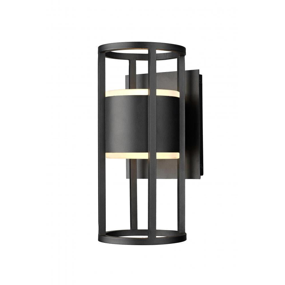 2 Light Outdoor Wall Light-Etched