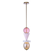 Demi Pink Jade LED Mini Pendant
