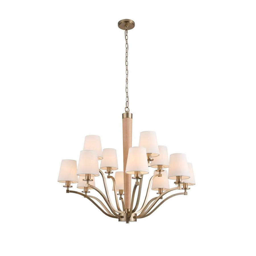 Curva 36 Inch Chandelier – Brushed Champagne Gold – 518972BCG