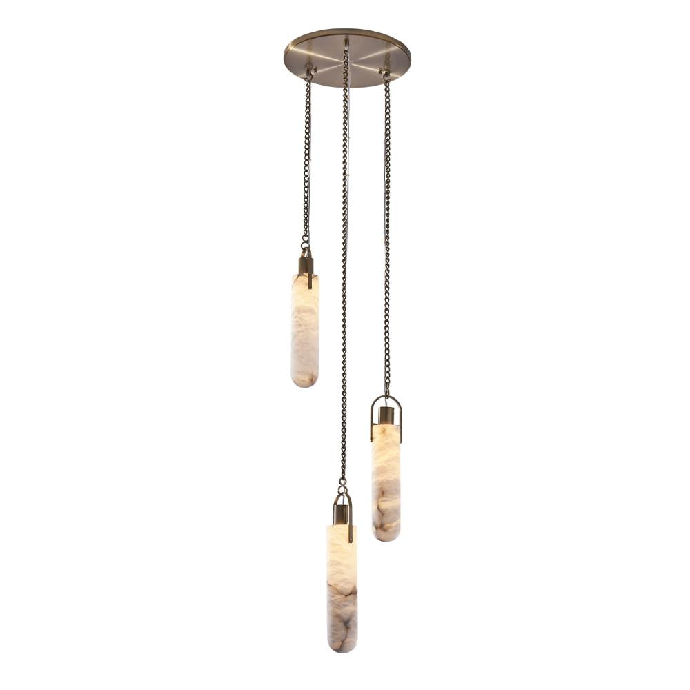 Kalco Lighting FLINT ADDITIONS 519276WB Pendant - Winter Brass