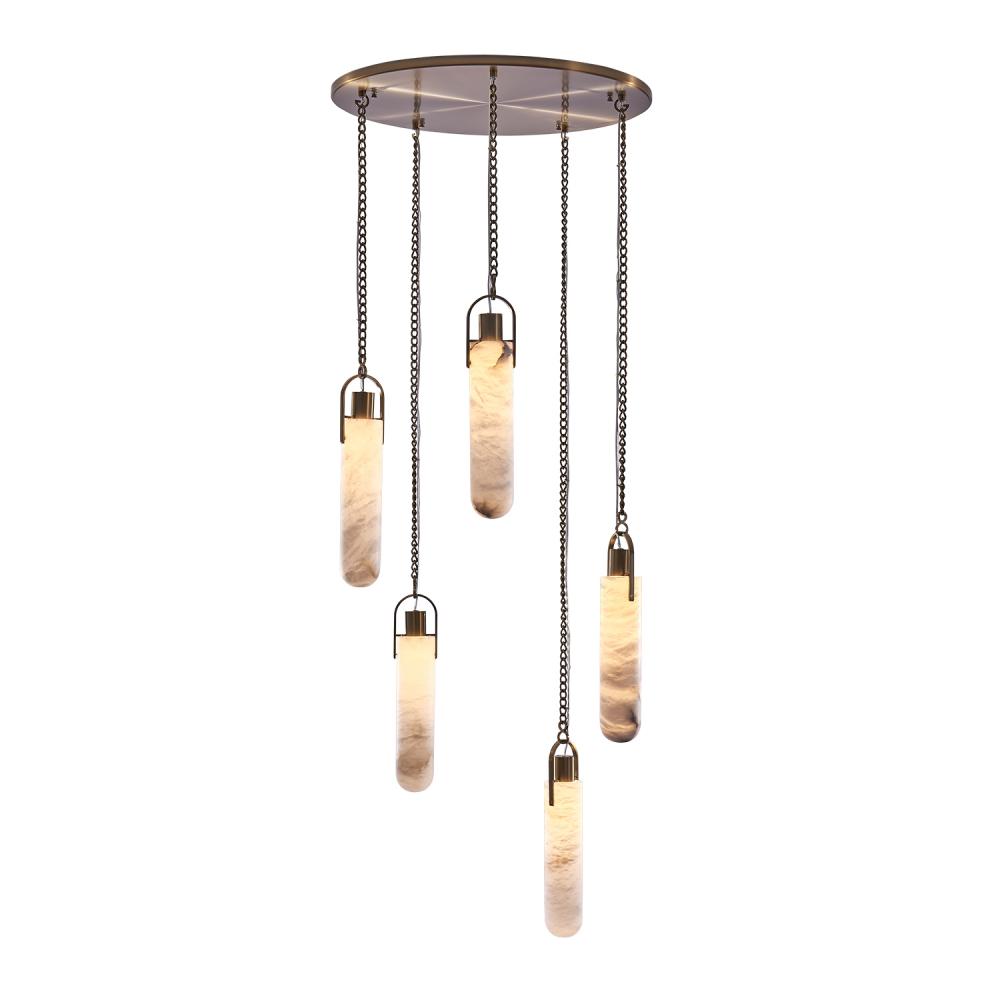 Kalco Lighting FLINT ADDITIONS 519277WB Pendant - Winter Brass