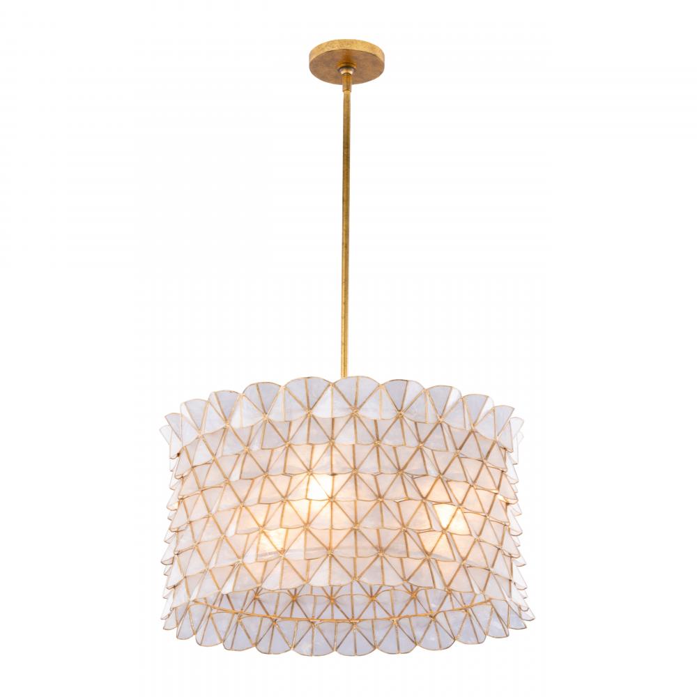 Kalco Lighting FLAIR 520055OL Pendant Nautical - Oxidized Gold Leaf